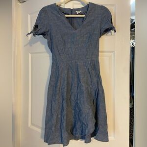 J. Crew Denim Wrap Dress